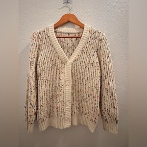 Speckled Cream Women's Sweater